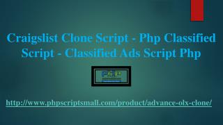 Classified Ads Script Php - Php Classified Script - Craigslist Clone Script