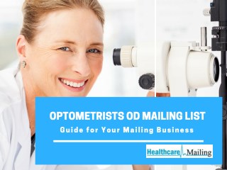Optometrists OD Mailing List