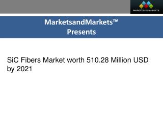 SiC Fibers Market worth 510.28 Million USD by 2021