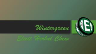 Elicit Wintergreen Herbal Chew