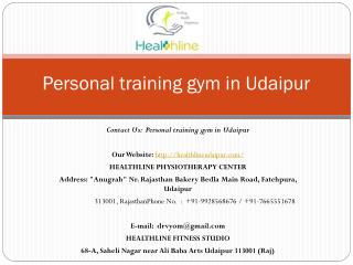 Personal training gym in Udaipur