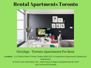 Best Rental Apartments Toronto Canada - CIRCLAPP