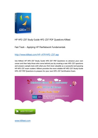 Killtest HP2-Z37 Fast Track - Applying HP FlexNetwork Fundamentals Practice Test