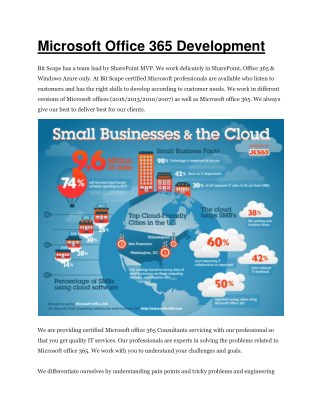 Microsoft Office 365 Development