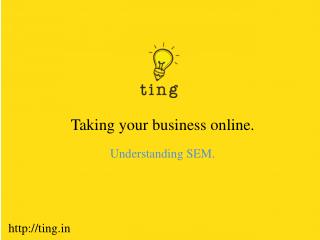 Best SEM solutions Online At Ting