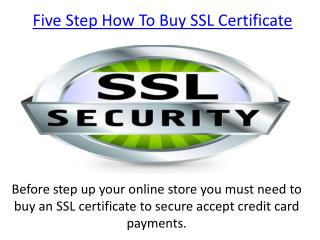 Buy SSL Certificate