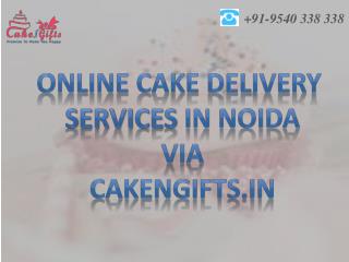 Online cake delivery services in noida by CakenGifts.in