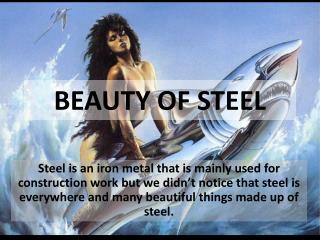 BEAUTY OF STEEL