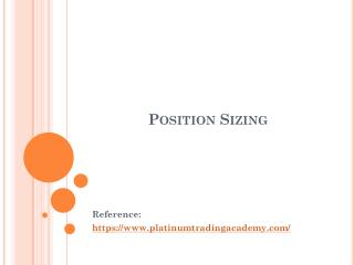 Position Sizing