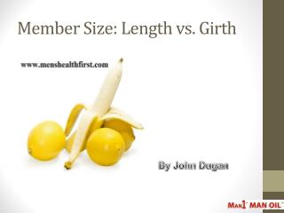 Member Size: Length vs. Girth