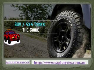 4x4 Tyres & SUV Tyres - The Presentational Overview