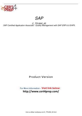 C_TPLM40_65 Passing Guarantee