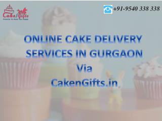 Online cake delivery services in Gurgaon by CakenGifts.in