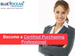 Be a Certified Purchasing Professional