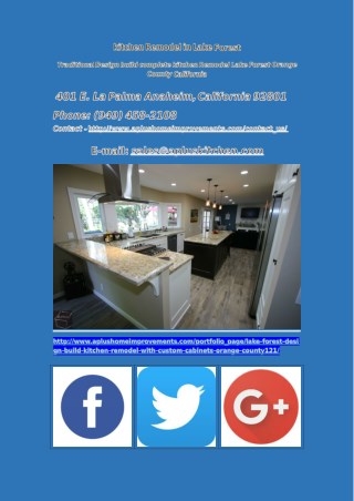 kitchen Remodel in lake forest