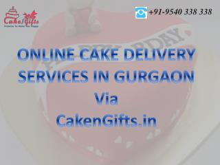 Online cake delivery services in Gurgaon by CakenGifts.in
