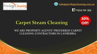 Carpet steam cleaning