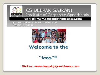 CS Coaching in Delhi