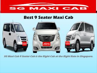 Best 9 Seater Maxi Cab