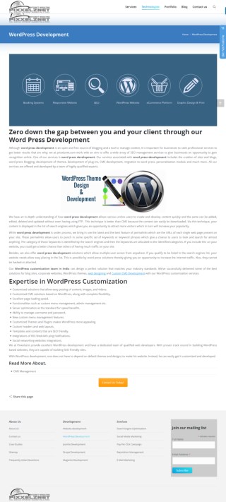 Wordpress Website Design and Development Company
