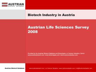 Biotech Industry in Austria