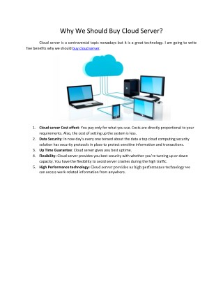 Buy cloud server india