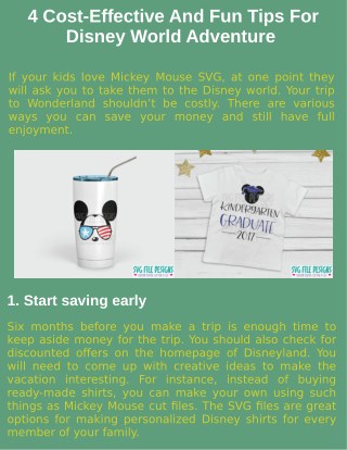 4 Cost-Effective And Fun Tips For Disney World Adventure