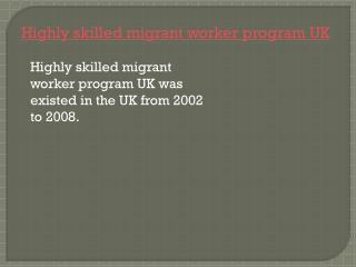 UK skilled worker visa assessment