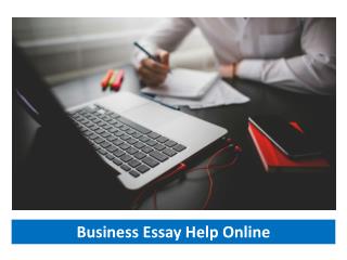 Business Essay Help
