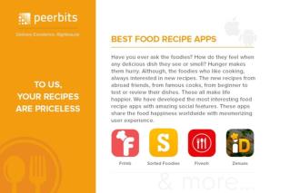 Best Food Recipe App : Peerbits