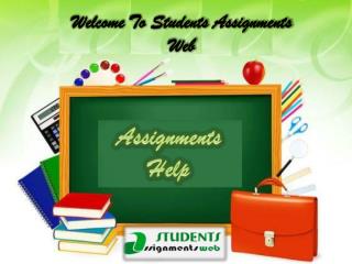 Assignment Solution Online