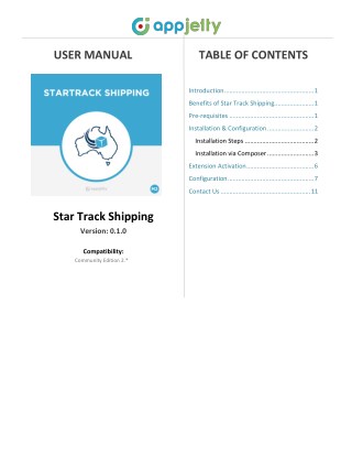 Magento 2 StarTrack Shipping Extension