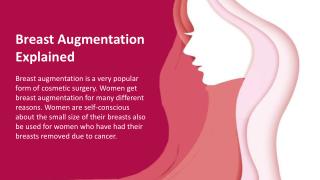 Breast Augmentation Explained