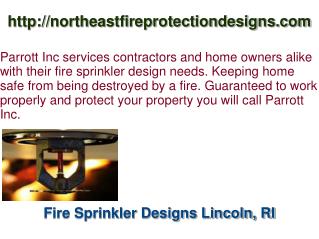 Fire Sprinkler Design Architect Lincoln, RI