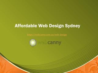 Cheap Website Design Sydney