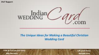 The Unique Ideas for Making a Beautiful Christian Wedding Card