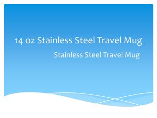 Stainless Steel Travel Mug