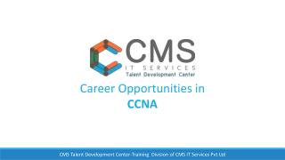 Career Opportunities in CCNA