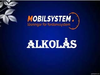 Alkolås