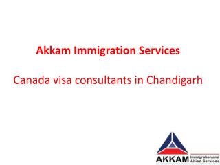 Canada visa consultants in Chandigarh