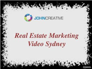 Real Estate Marketing Video Sydney