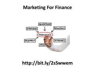 Marketing For Finance