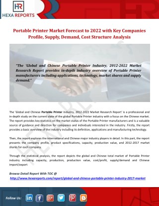 UHF Handheld RFID Terminal Market Analysis, Forecast, Growth Impact and Demand by Regions till 2022