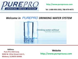 Water filter manufacturers at chicago usa