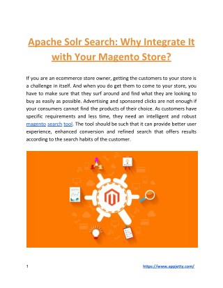 Apache Solr Search: Why Integrate It with Your Magento Store?