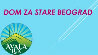 DOM ZA STARE BEOGRAD