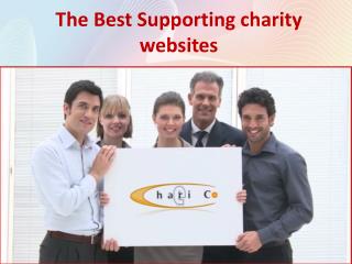 The best Supporting charity websites:
