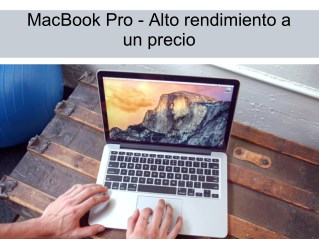 MacBook Pro - Alto rendimiento a un precio