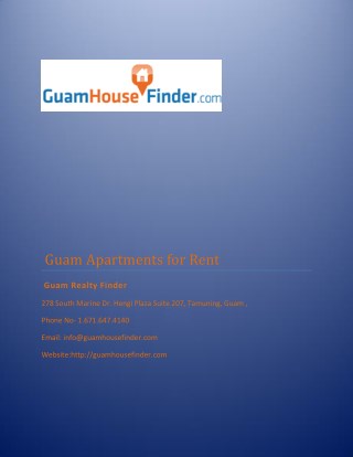 Guam Apartments for Rent