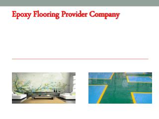 Epoxy Flooring Provider Company